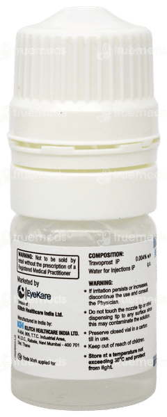 Travoprostin Eye Drops 5Ml Travoprostin Eye Drops 5Ml
